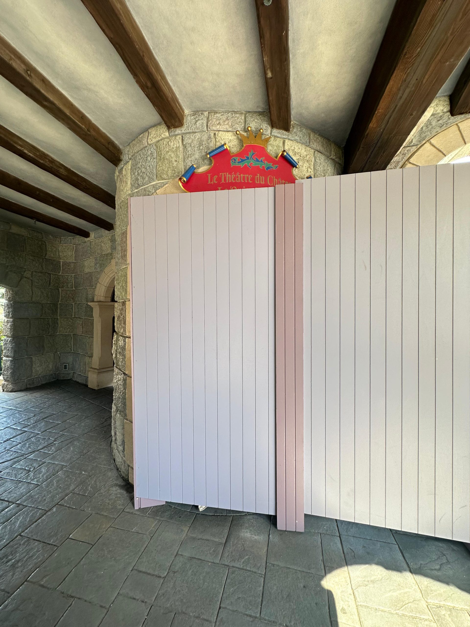 rénovation théâtre château