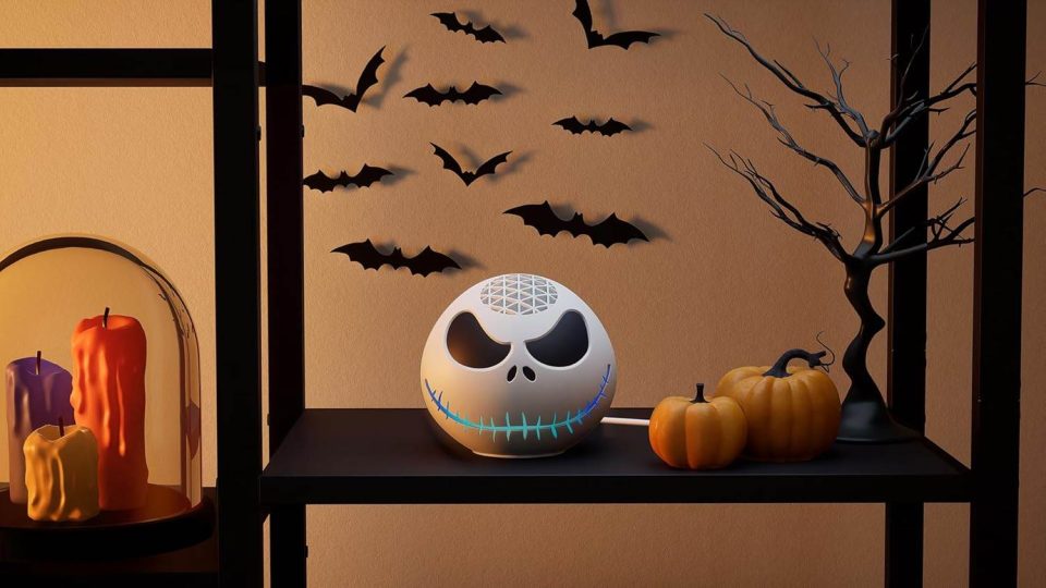 amazon echo dot jack skellington 01