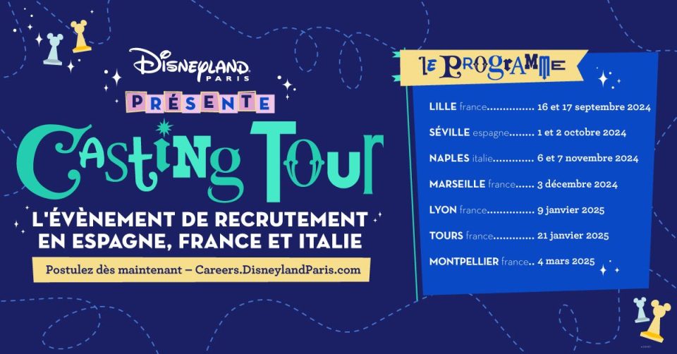 casting tour 2025 disneyand paris 01