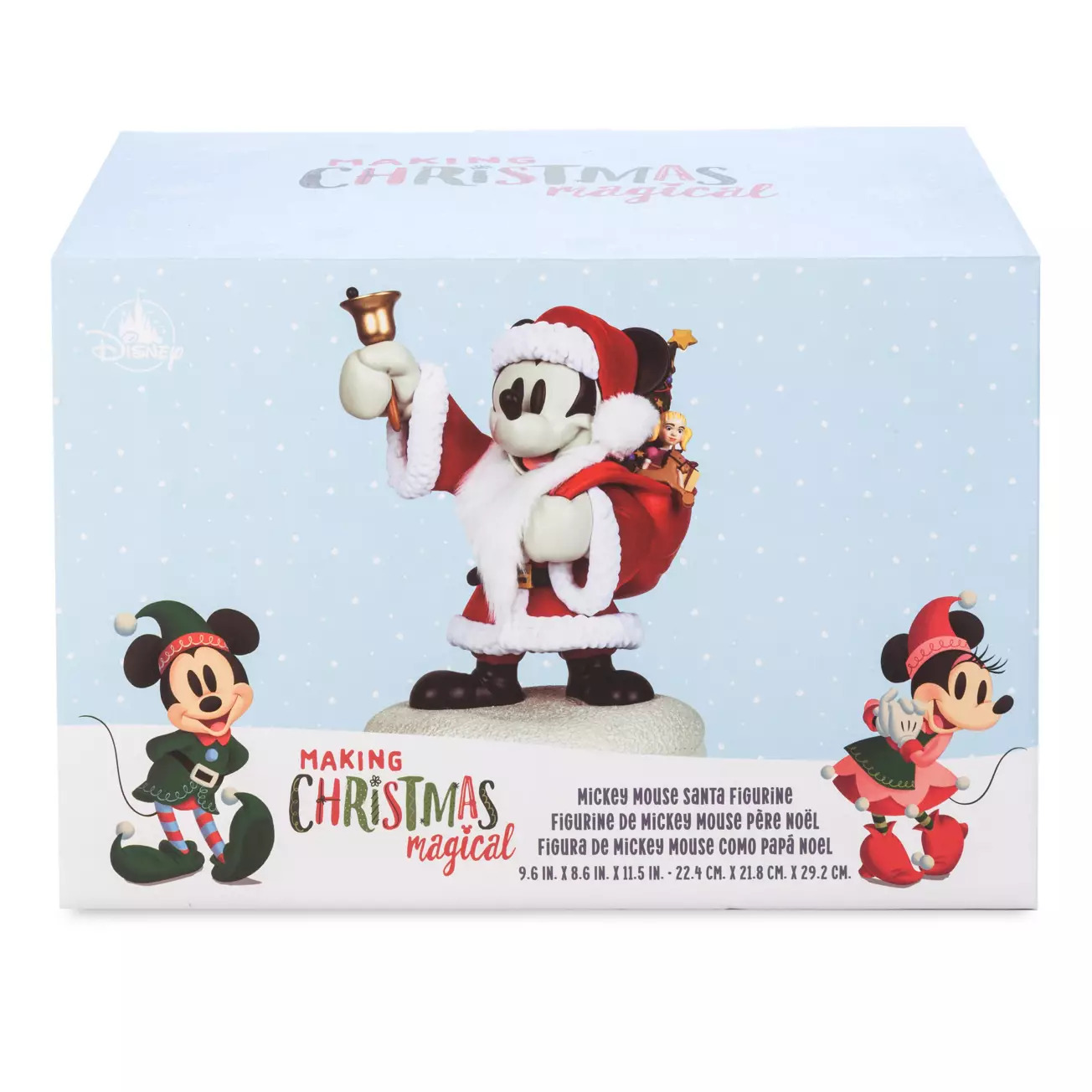 figurine mickey père noël
