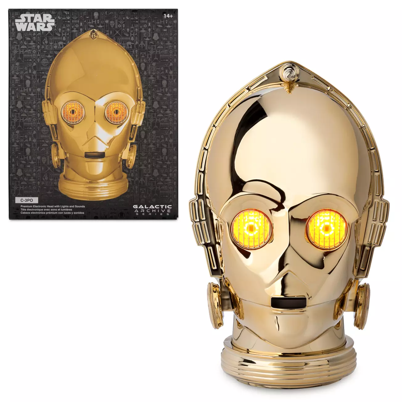 tête c-3po disney store 01