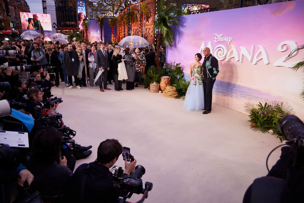 avant-première vaiana 2 londres