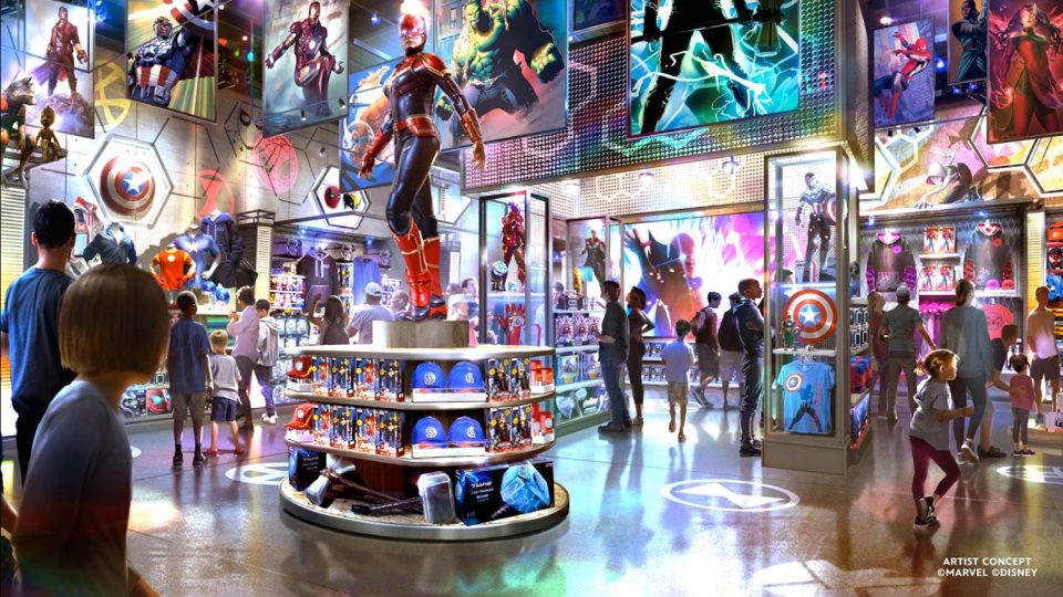 expériences shopping downtown disney