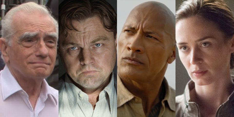 martin scorsese leonardo dicaprio dwayne johnson emily blunt