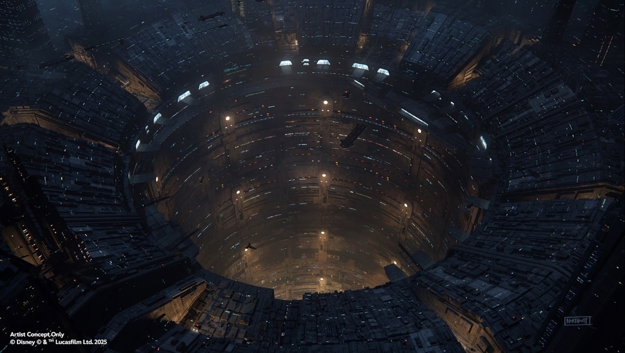 coruscant millenium falcon