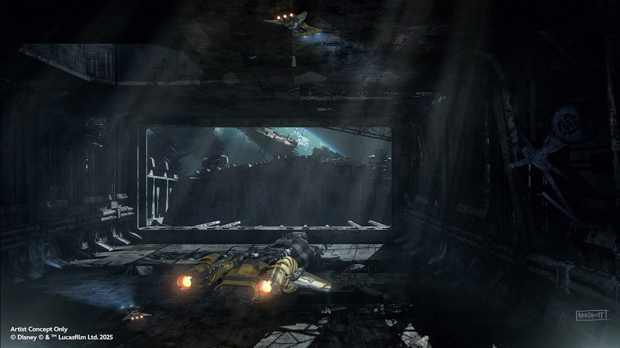 coruscant millenium falcon