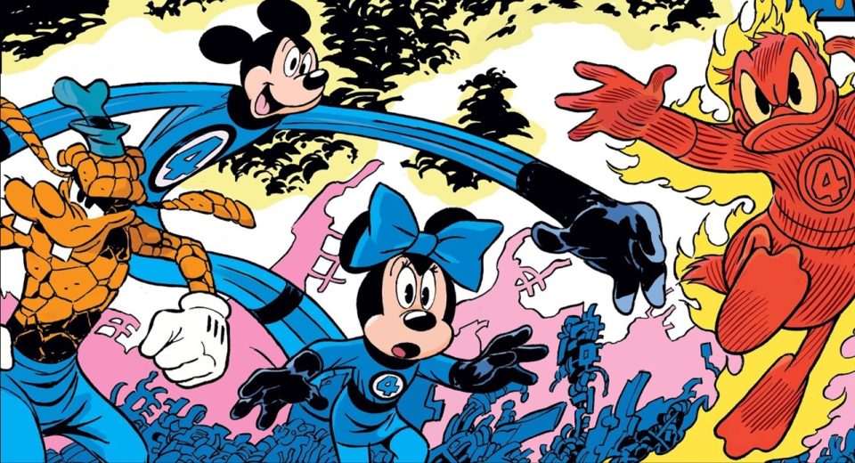 couvertures quatre fantastiques mickey