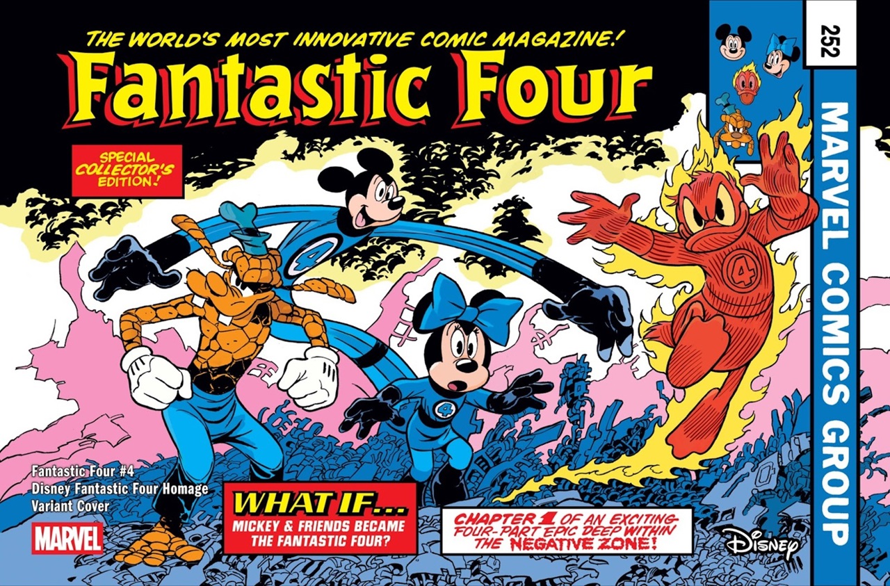 couvertures quatre fantastiques mickey