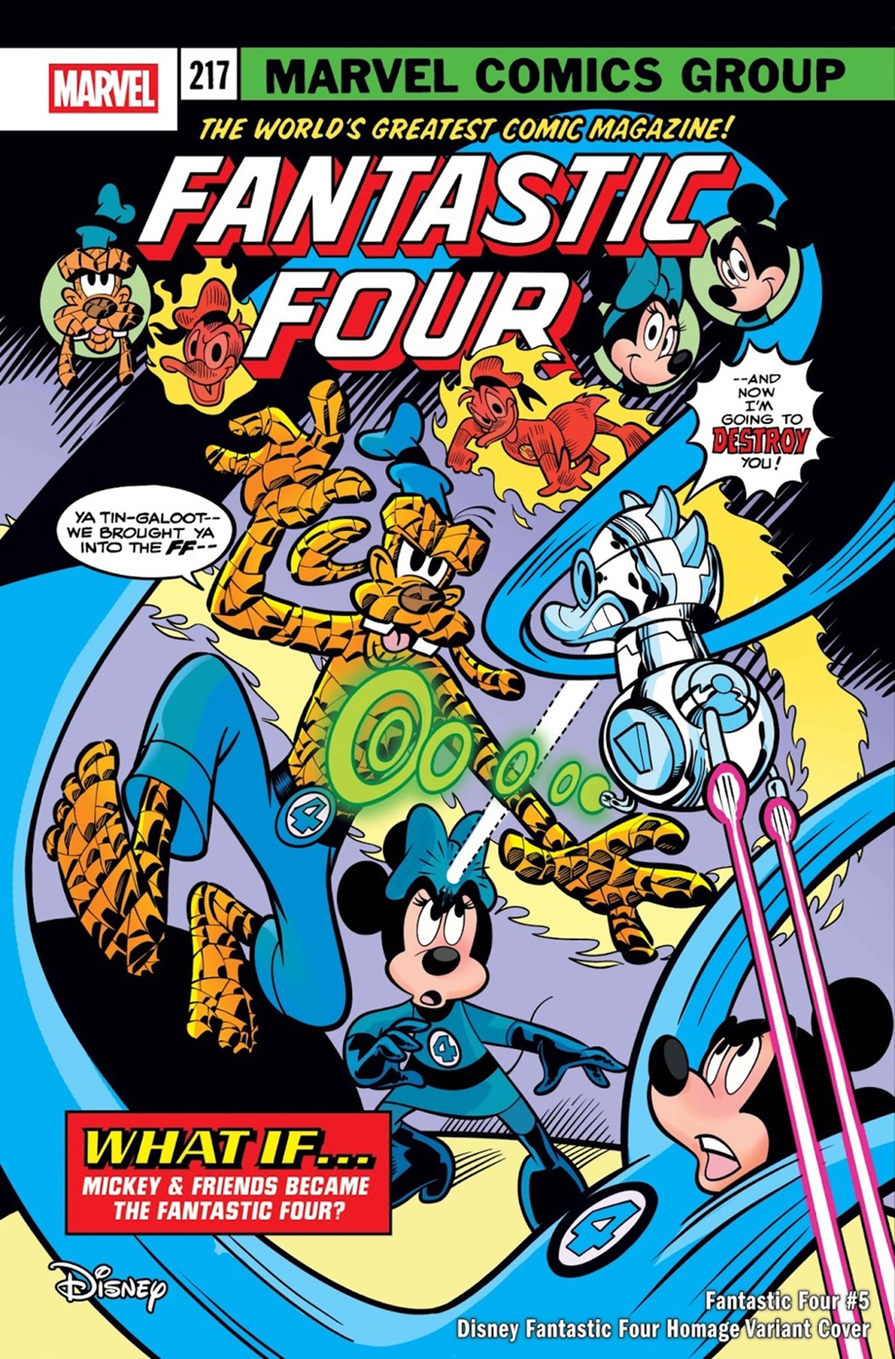 couvertures quatre fantastiques mickey