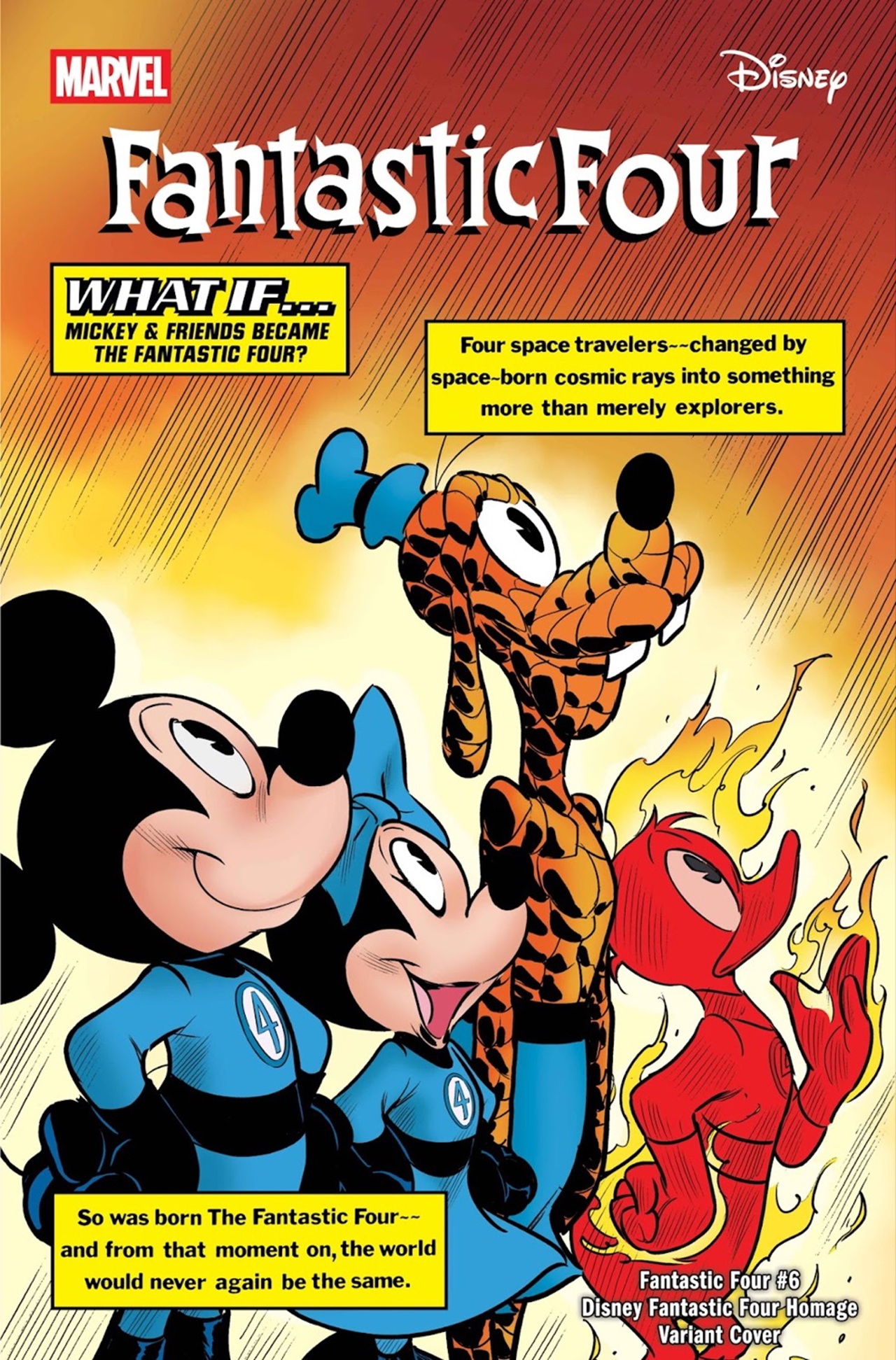 couvertures quatre fantastiques mickey