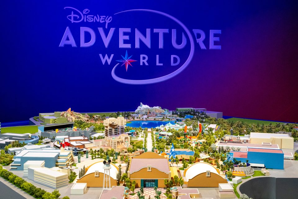 maquette disney adventure world disneyland paris 01