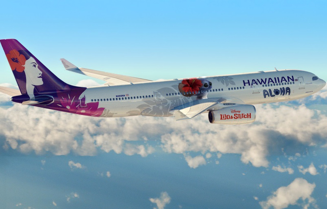 hawaiian airlines lilo stitch