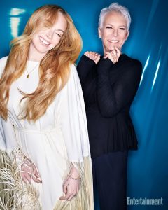 lindsay lohan jamie lee curtis ew