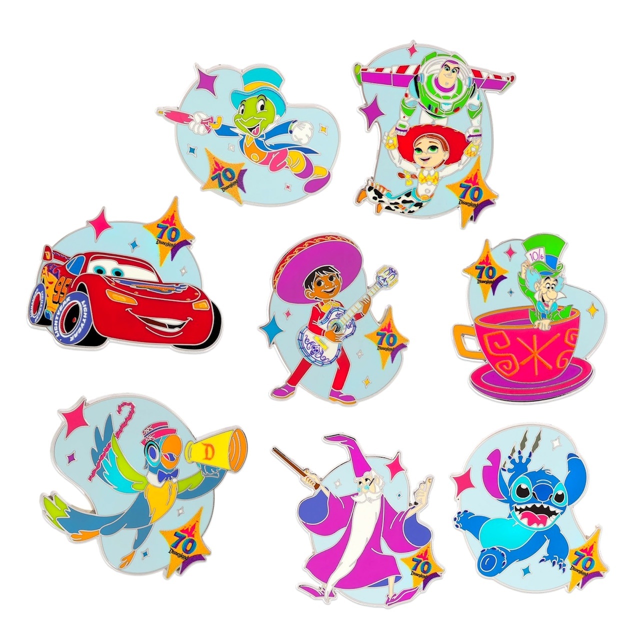 pins disneyland 70