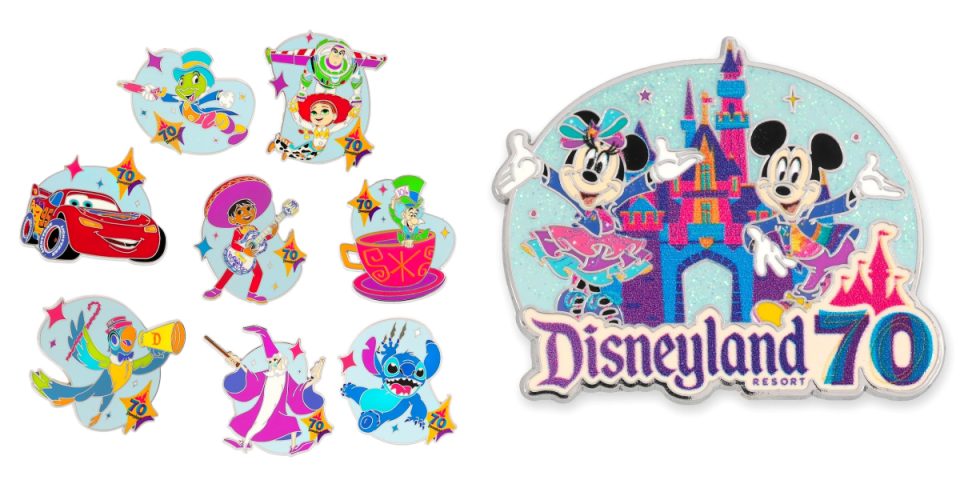pins 70e anniversaire disneyland