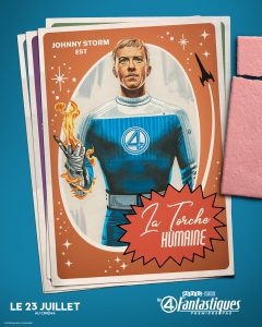 johnny storm les 4 fantastiques carte