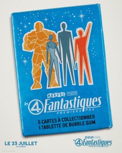 carte affiche les 4 fantastiques premiers pas