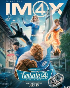fantastic four first steps imax poster