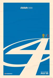 fantastic 4 first steps fandango poster