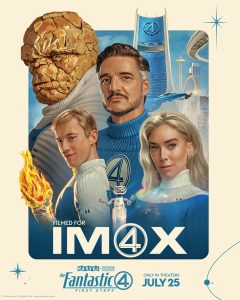 fantastic 4 first steps imax poster