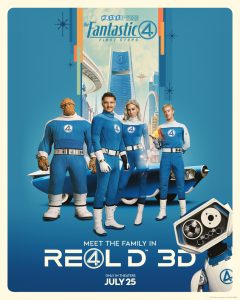 fantastic 4 first steps realD 3D poster