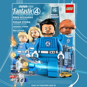 the fantastic four lego poster