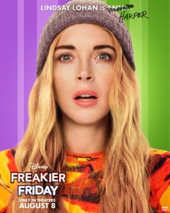 lindsay lohan freakier friday poster