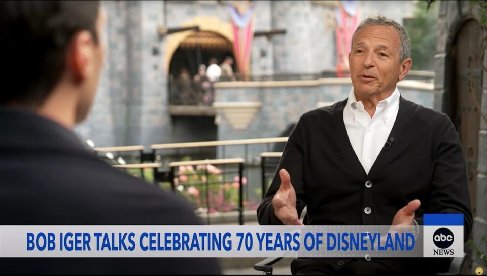heure parfaite bob iger disneyland