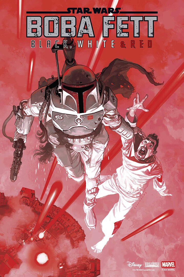 boba fett black white red