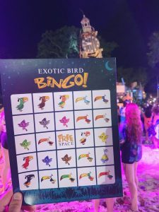 exotic bird bingo card