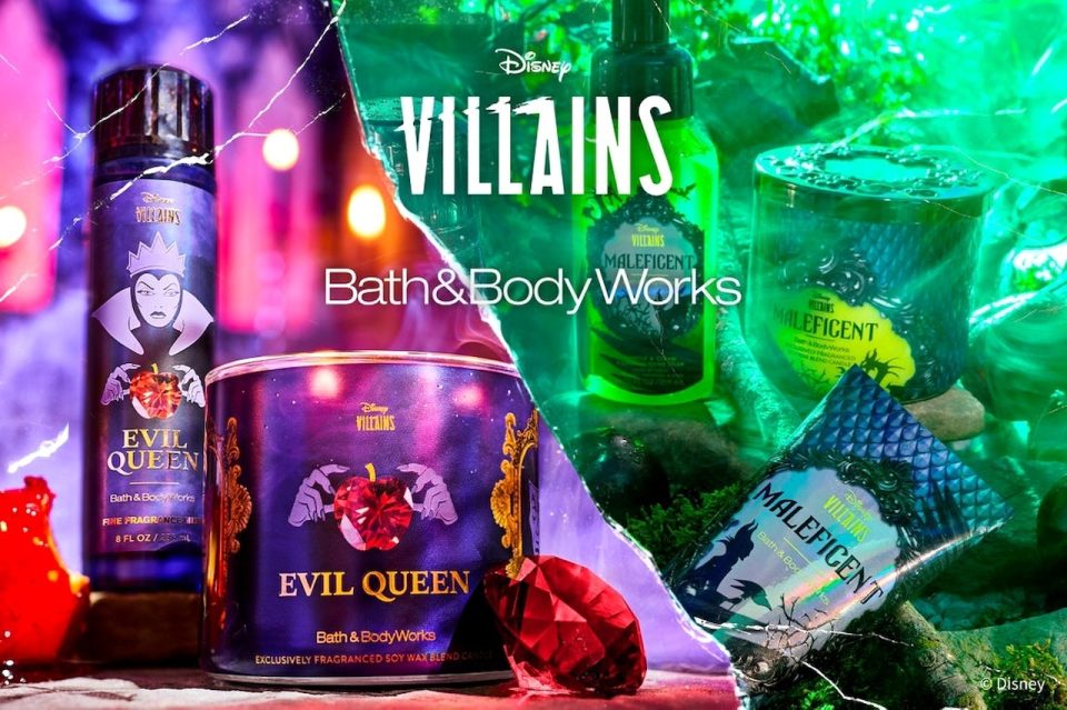 méchants disney bath & body works