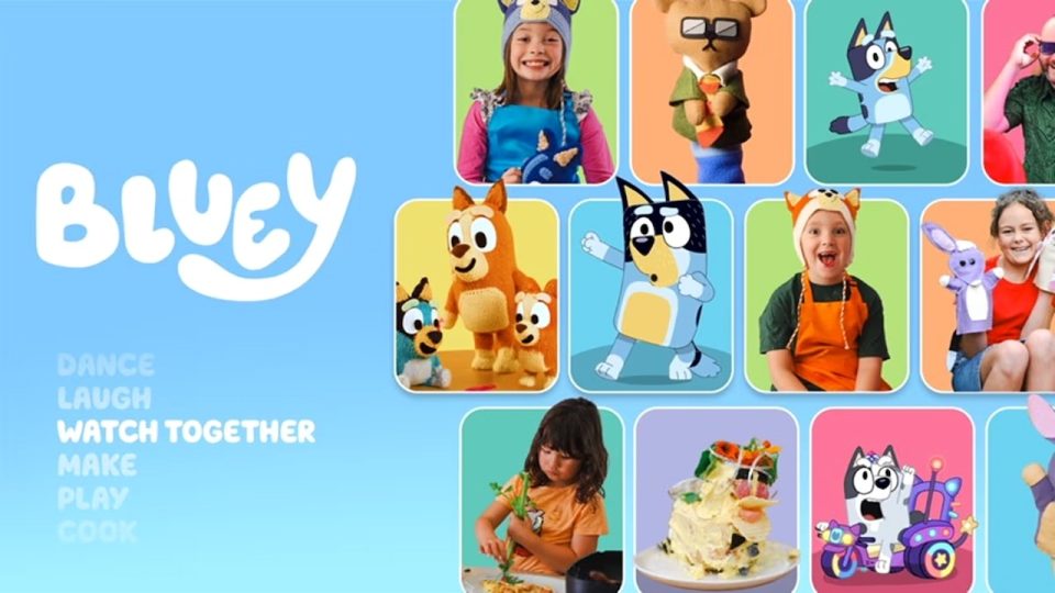 séries courtes bluey