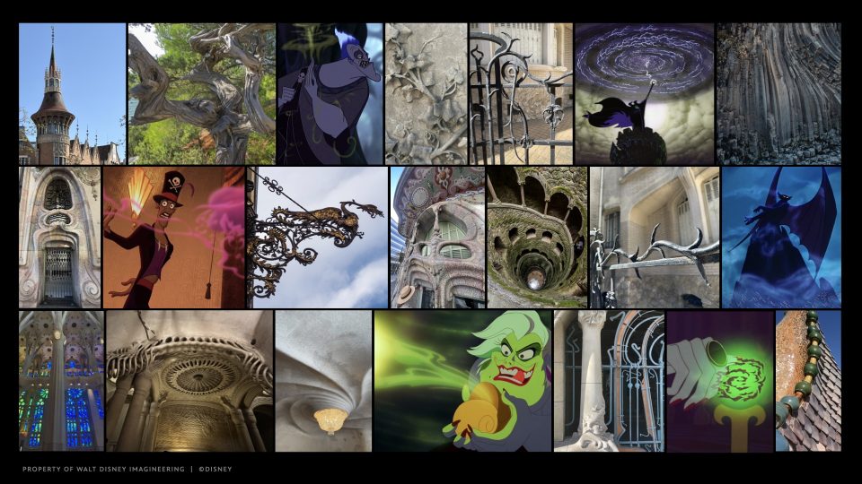 architecture méchants disney