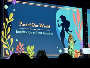 part of our world jodi benson and ron clements destination d23