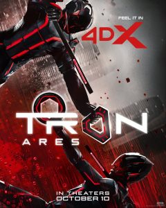 tron ares 4dx poster