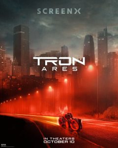 tron ares screenx poster