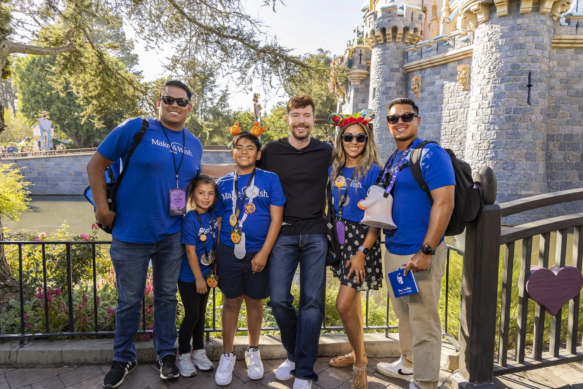 mrbeast make-a-wish disneyland youtube