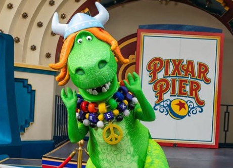 partysaurus rex california adventure