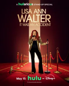 lisa ann walter hulu comedy special it was an accident poster