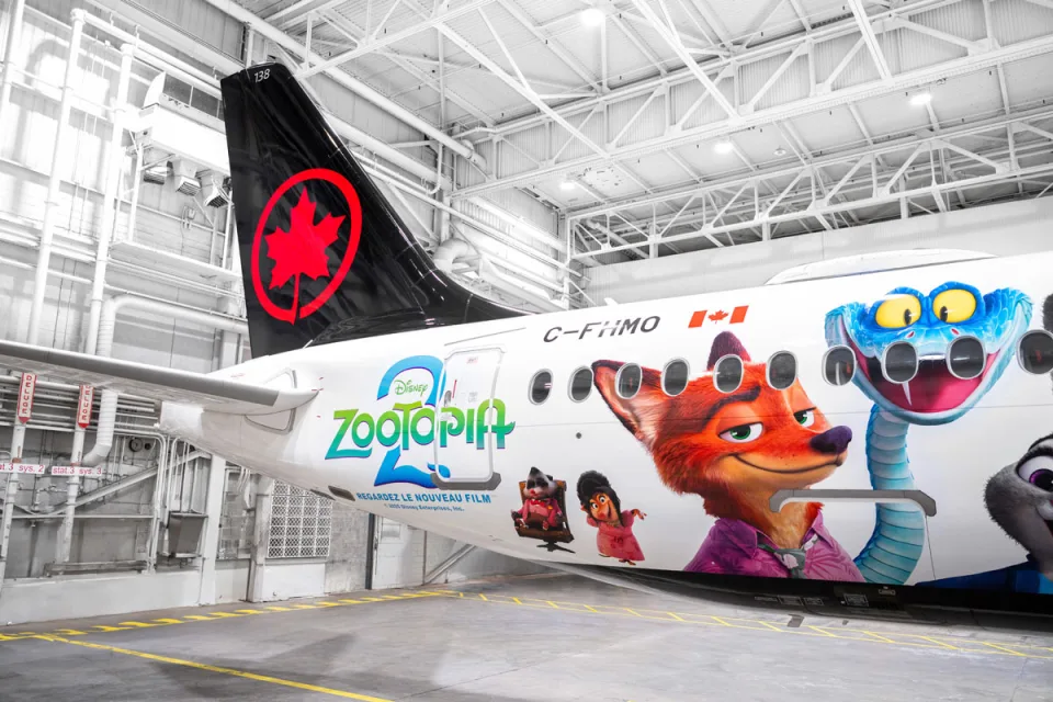 air canada zootopie