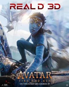 avatar fire and ash reald 3d poster