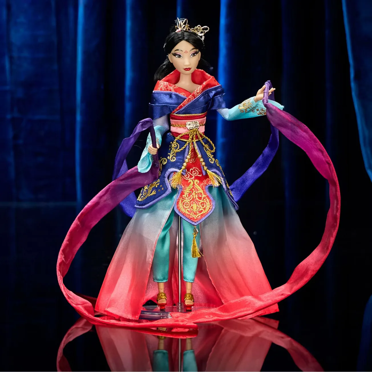 poupée mulan série dance disney designer collection 01