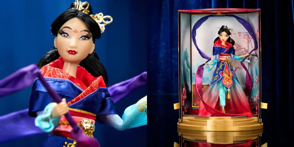 poupée mulan série dance disney designer collection