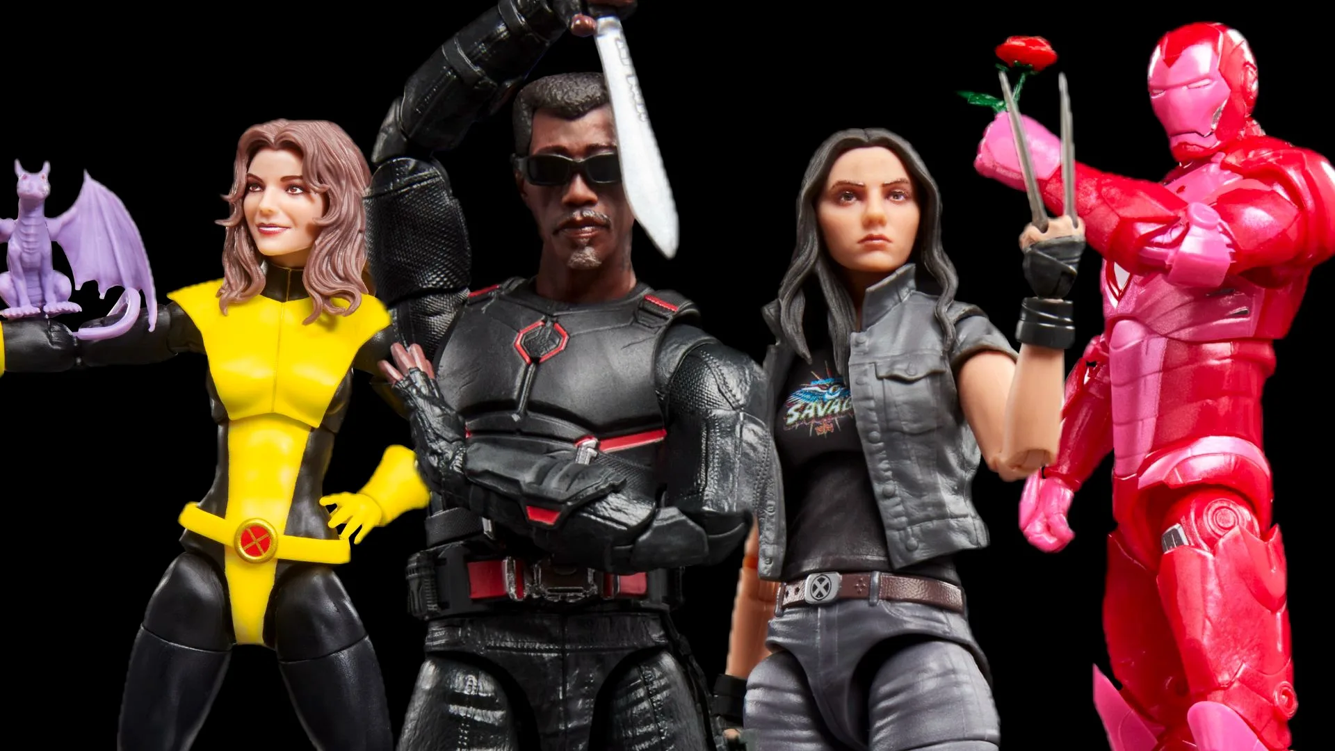 Marvel Legends Wolverne (Black Costume) Red Hulk Buld A Fgure