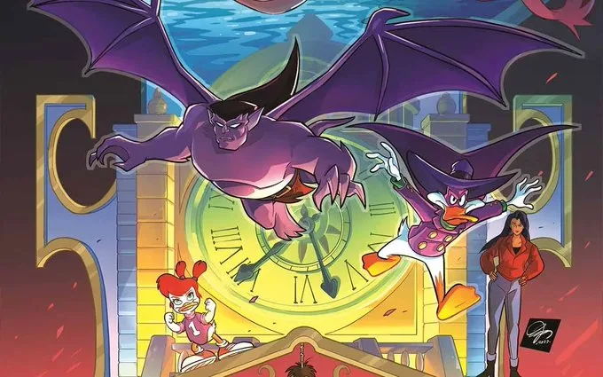 gargoyles darkkwing duck crossover comic book