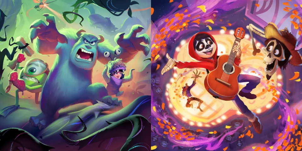 disney lorcana coco monstres