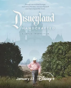 disneyland handcrafted poster