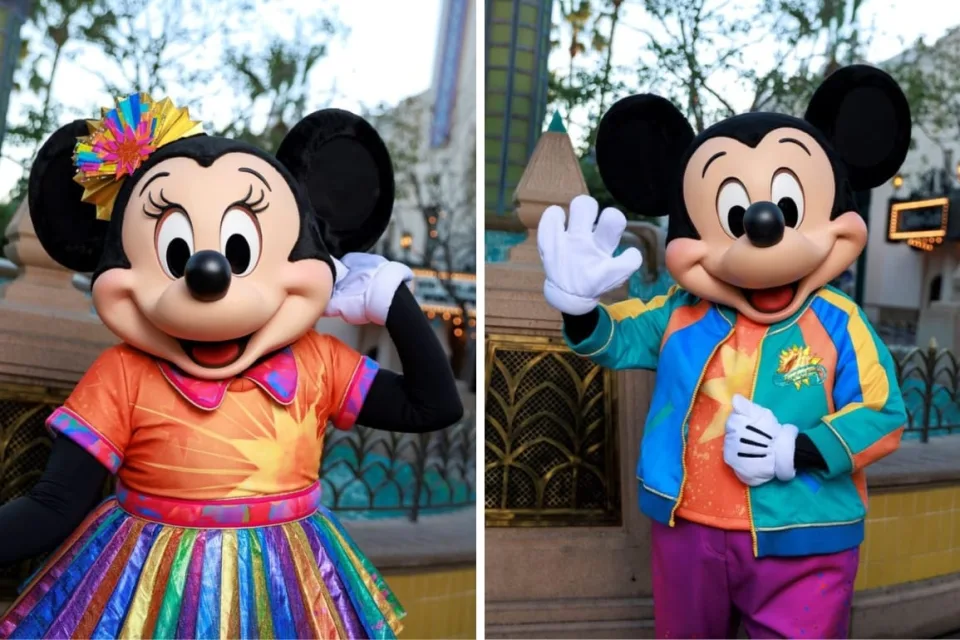 mickey minnie 25 ans disney california adventure