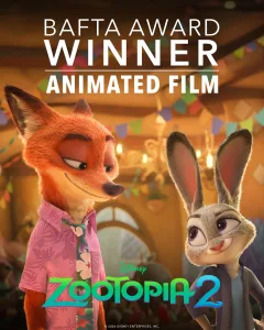 zootopia 2 bafta