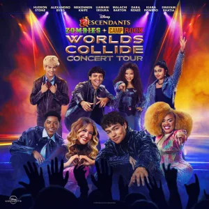 descendants zombies camp rock worlds collide concerts tour